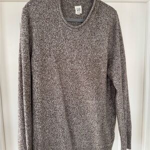 GAP Men's Wheat Heather Soft Wool Blend Crewneck Sweater